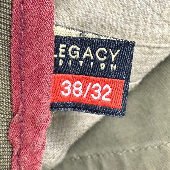 Legacy Edition Men's Khaki Straight Leg Casual Pants Size 38x32 - Picture 8 of 9